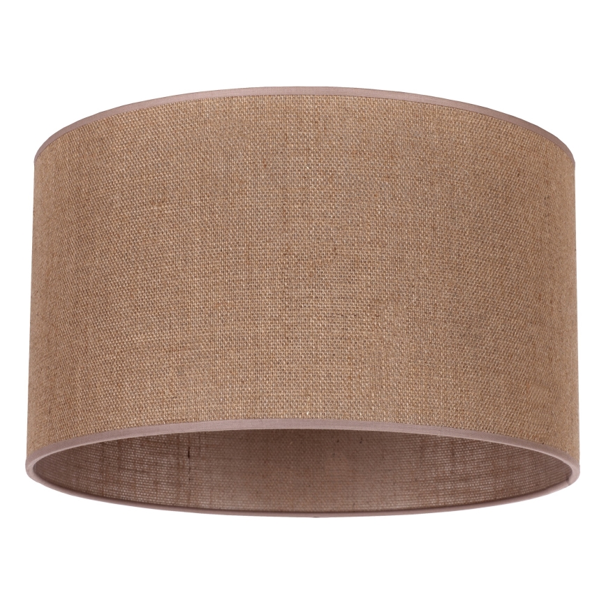 Duolla - Universele lampenkap ROLLER E27 diameter 50 cm bruin