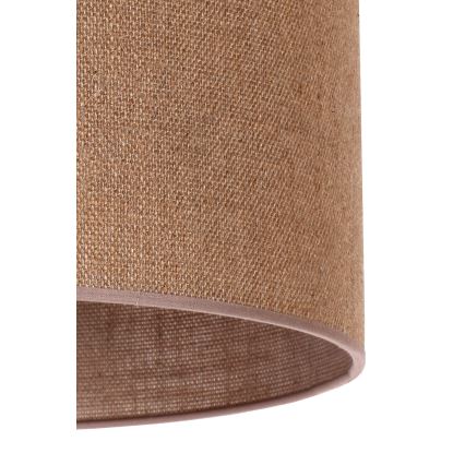 Duolla - Universele lampenkap ROLLER E27 diameter 50 cm bruin