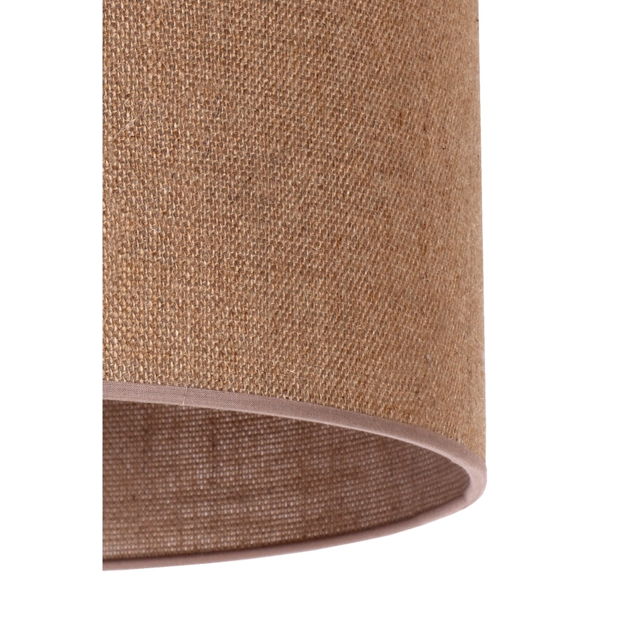 Duolla - Universele lampenkap ROLLER E27 diameter 50 cm bruin