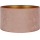 Duolla - Universele lampenkap VELVET E27 diameter 35 cm roze/goud