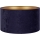 Duolla - Universele lampenkap VELVET E27 pr. 35 cm blauw/goud