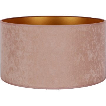 Duolla - Universele lampenkap VELVET E27 pr. 35 cm roze/goud