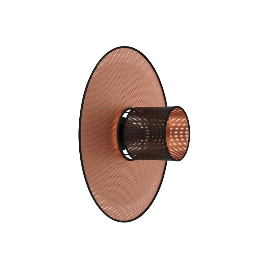 Duolla - Wandlamp TOKYO SHINY 1xE27/15W/230V diameter 50 cm koper/zwart