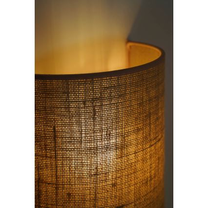 Duolla - Wandlamp YUTE 1xE27/15W/230V diameter 20 cm bruin