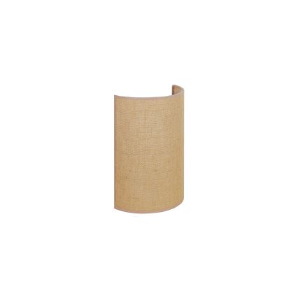 Duolla - Wandlamp YUTE 1xE27/15W/230V diameter 20 cm bruin