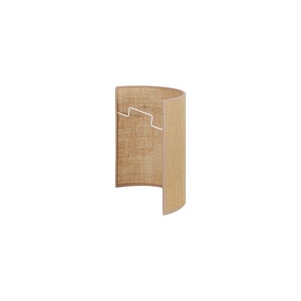 Duolla - Wandlamp YUTE 1xE27/15W/230V diameter 20 cm bruin