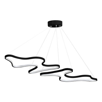 DUPLE ARTISAN LED Hanglamp LED/80W/230V 6500K zwart