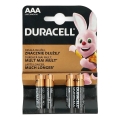 Duracell - 4 st. Alkaline batterij Basic LR03/AAA 1,5V 2400 mAh