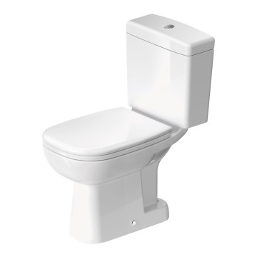 Duravit 21110100002 - wc-combinatie D-CODE keramiek/glanzend wit