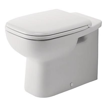 Duravit 21150900002 - Staand toilet D-CODE keramiek/glanzend wit