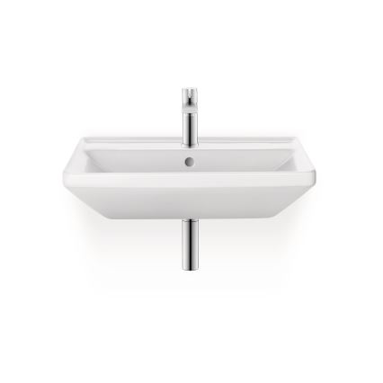 Duravit 2366550000 - Wandhangend wastafel D-NEO 55 x 44 cm, keramiek, glanzend wit