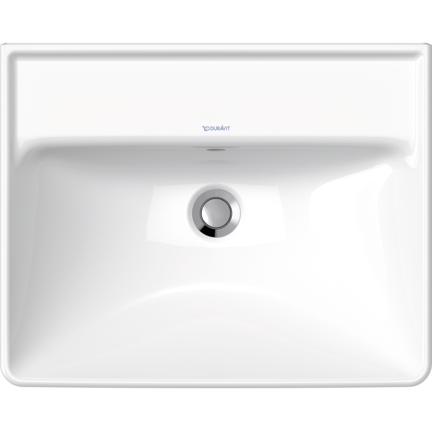Duravit 2366550060 - Hangend wastafel D-NEO 55 x 44 cm, keramiek, glanzend wit