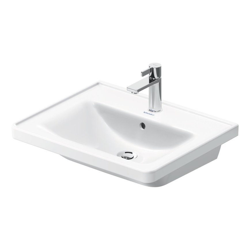 Duravit 2367600000 - Hangende wastafel D-NEO 60x48 cm keramiek/glanzend wit