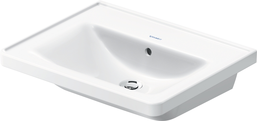 Duravit 2367600060 - Wandgemonteerde wastafel D-NEO 60x48 cm keramiek/glanzend wit