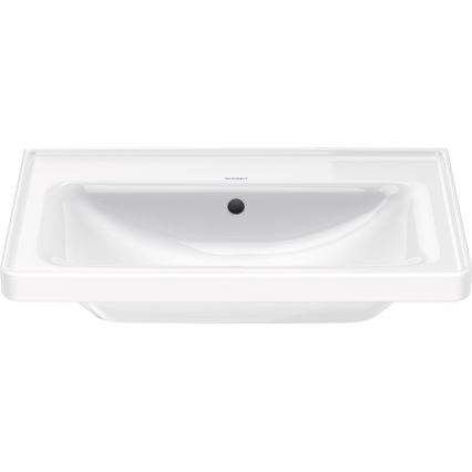 Duravit 2367650060 - Wandhangende wastafel D-NEO 65x48 cm keramiek/glanzend wit