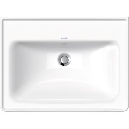 Duravit 2367650060 - Wandhangende wastafel D-NEO 65x48 cm keramiek/glanzend wit