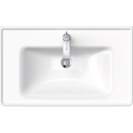 Duravit 2367800000 - Wandhangende wastafel D-NEO 80x48 cm keramiek/glanzend wit