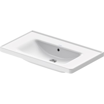 Duravit 2367800060 - Wandhangend wastafel D-NEO 80x48 cm keramiek/hoogglans wit