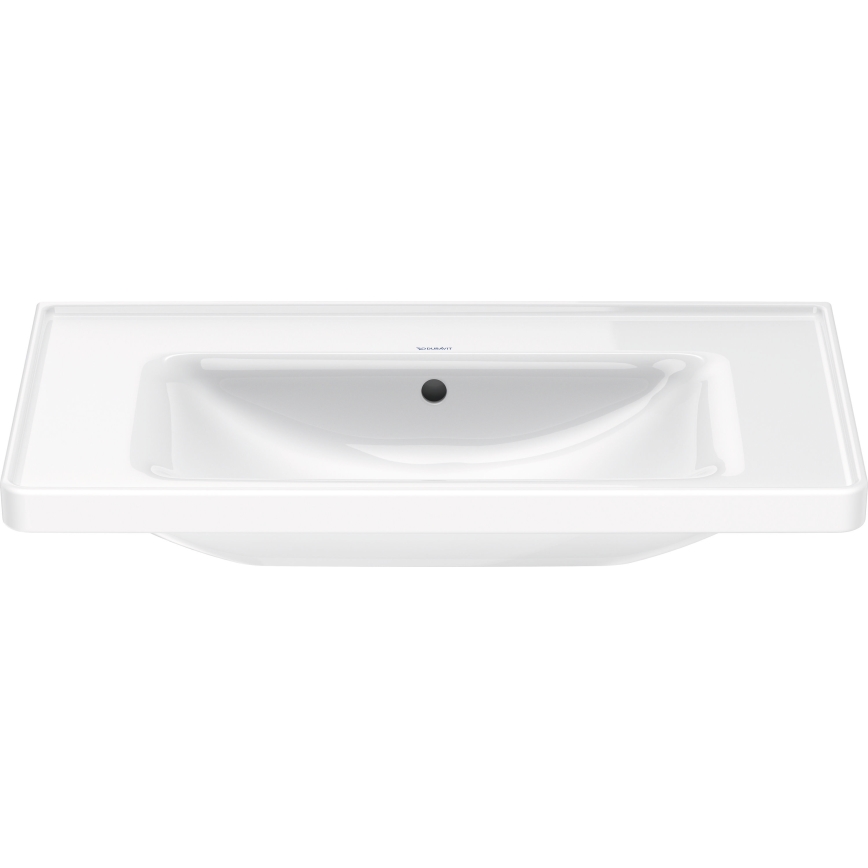 Duravit 2367800060 - Wandhangend wastafel D-NEO 80x48 cm keramiek/hoogglans wit