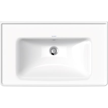 Duravit 2367800060 - Wandhangend wastafel D-NEO 80x48 cm keramiek/hoogglans wit