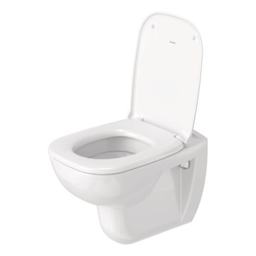 Duravit 45351900A1 - Hangend toilet met toiletbril D-CODE keramiek/hoogglans wit