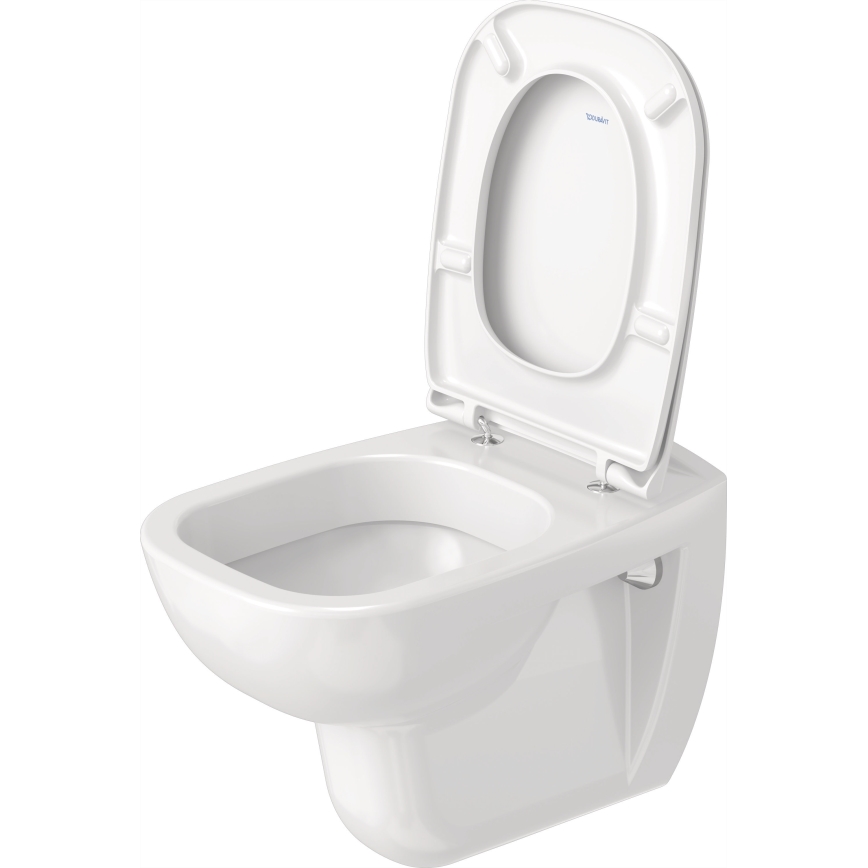 Duravit 45351900A1 - Hangend toilet met toiletbril D-CODE keramiek/hoogglans wit