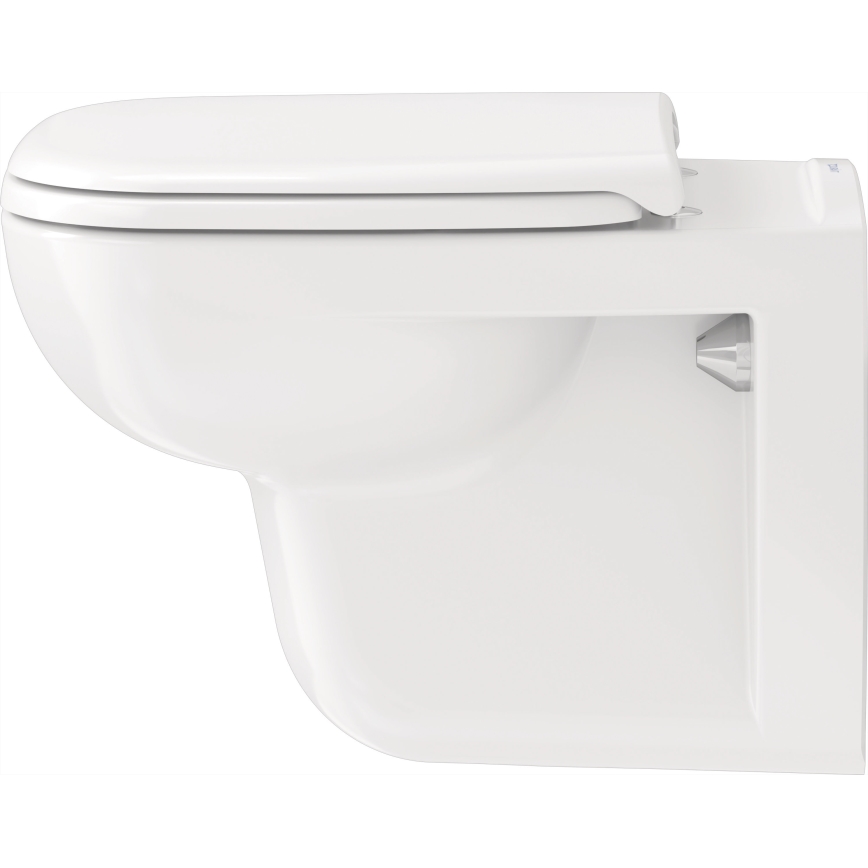 Duravit 45351900A1 - Hangend toilet met toiletbril D-CODE keramiek/hoogglans wit