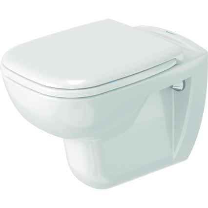 Duravit 45351900A1 - Hangend toilet met toiletbril D-CODE keramiek/hoogglans wit