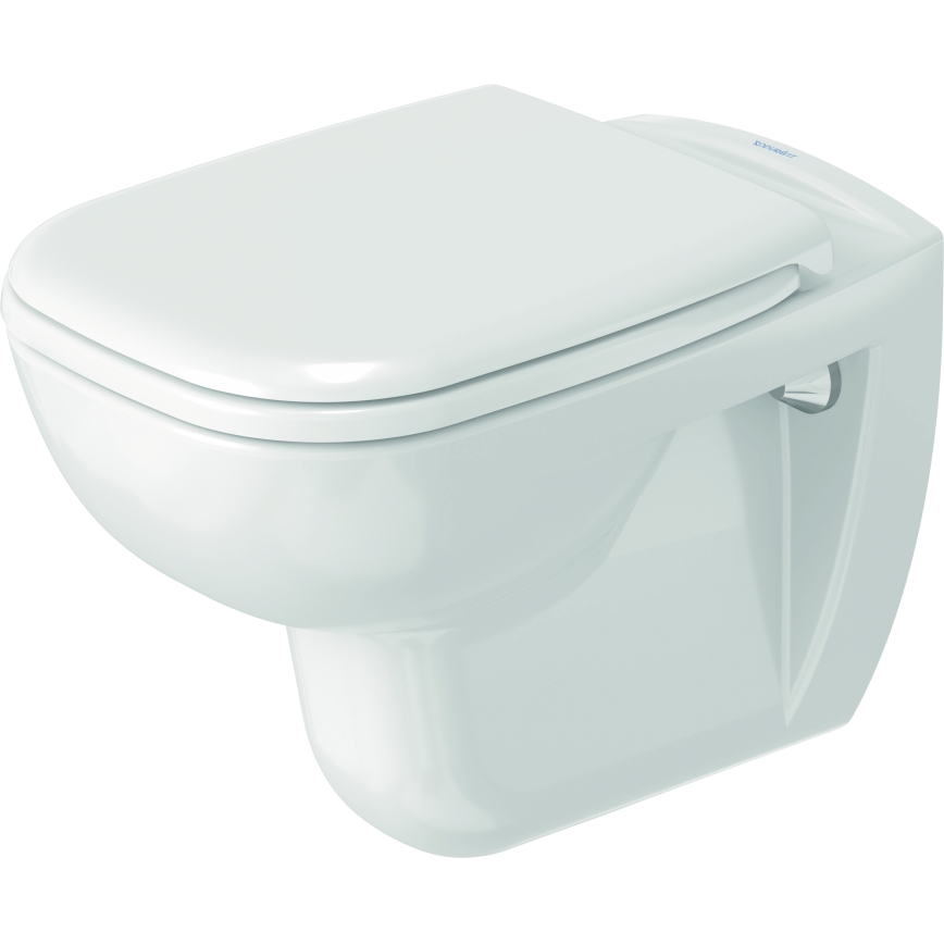 Duravit 45351900A1 - Hangend toilet met toiletbril D-CODE keramiek/hoogglans wit