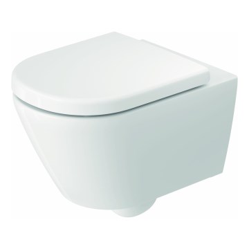 Duravit 49030900B2 - Hangend toilet met zitting D-CODE keramiek/glanzend wit