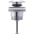 Duravit 50521000 - Wastafelafvoer PUSH-OPEN Ø 6,3 cm glanzend chroom