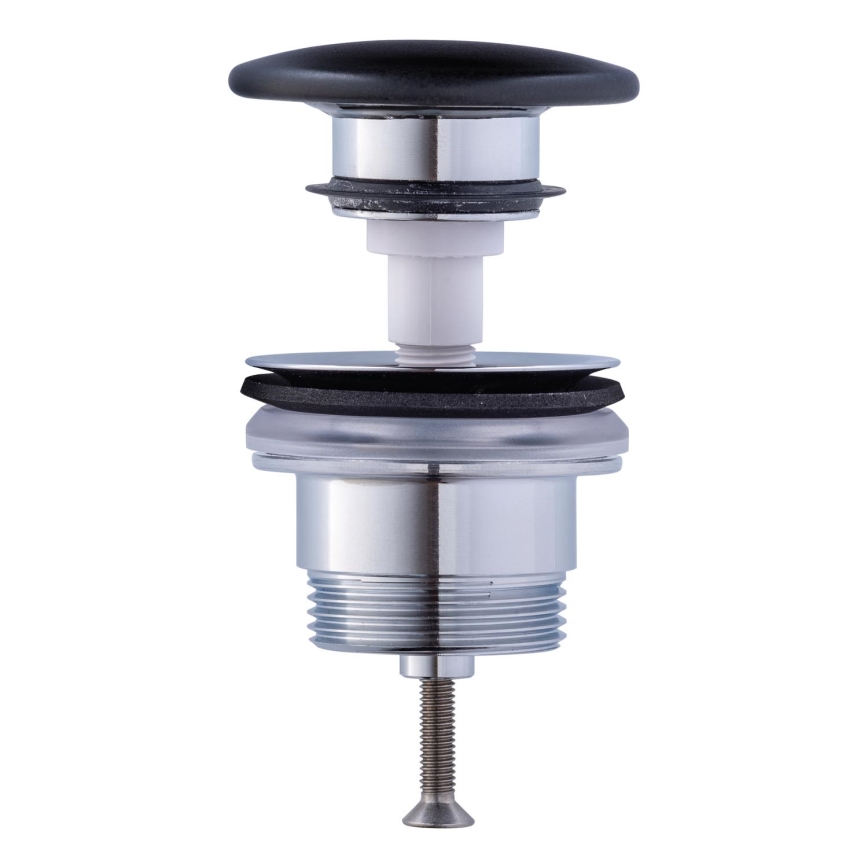 Duravit 50791300 - Wastafelafvoer PUSH-OPEN Ø 6,5 cm mat antraciet