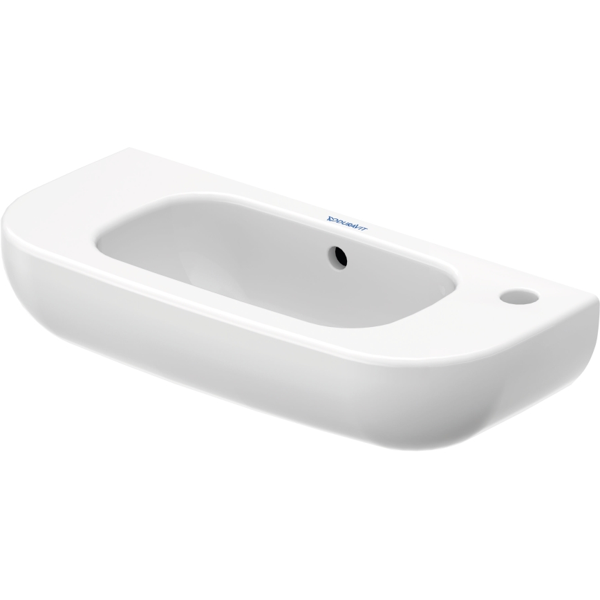 Duravit 7065000082 - Wandhangende wastafel D-CODE 50x22 cm keramiek/glanzend wit
