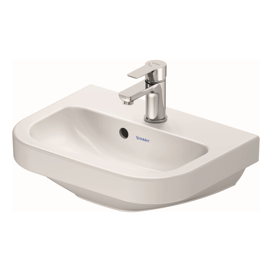 Duravit 7484500002 - Wandhangende wastafel D-CODE 45 x 33,5 cm keramiek/glanzend wit