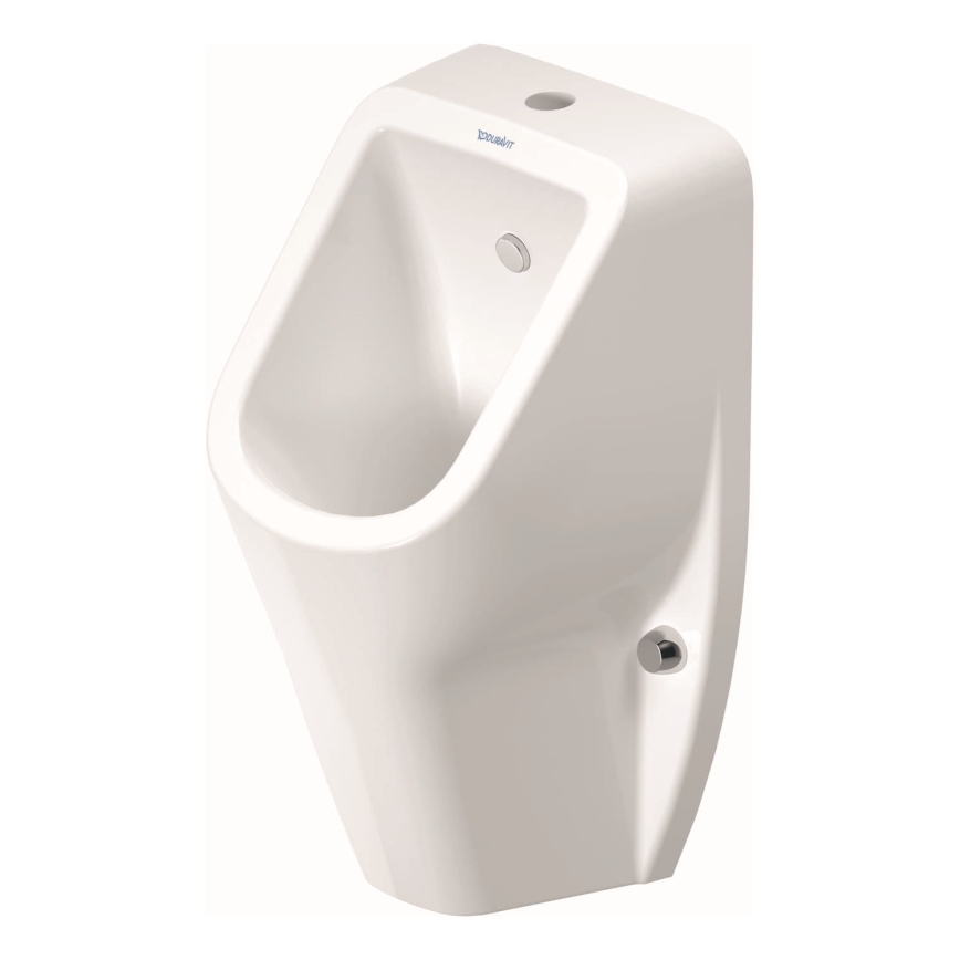 Duravit 828300000 - Urinoir Rimless D-CODE, bovenaansluiting, achteraansluiting, keramiek, glanzend wit