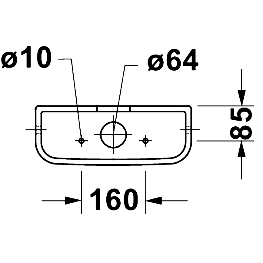 Duravit 9530000852 - Spoelreservoir voor WC D-CODE 4,5/3l keramiek/wit
