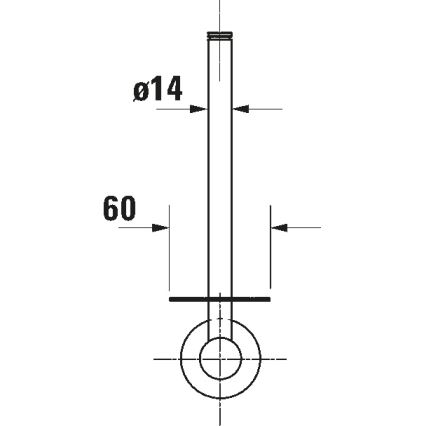 Duravit 99154600 - D-CODE toiletpapierhouder mat zwart