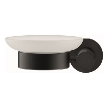 Duravit 99174600 - D-CODE wandzeepbakje, links, mat zwart