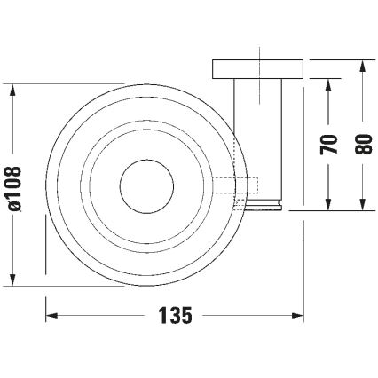 Duravit 99174600 - D-CODE wandzeepbakje, links, mat zwart