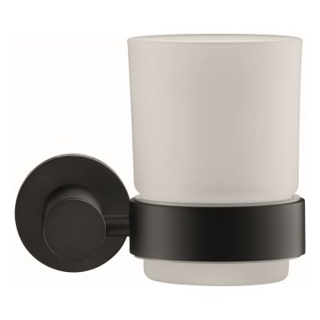 Duravit 99204600 - Wandgemonteerde tandenborstelhouder D-CODE, rechts, mat zwart