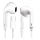 Earphones met een microphone USB-C wit