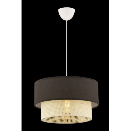 ECHO hanglamp 1xE27/60W/230V bruin/creme