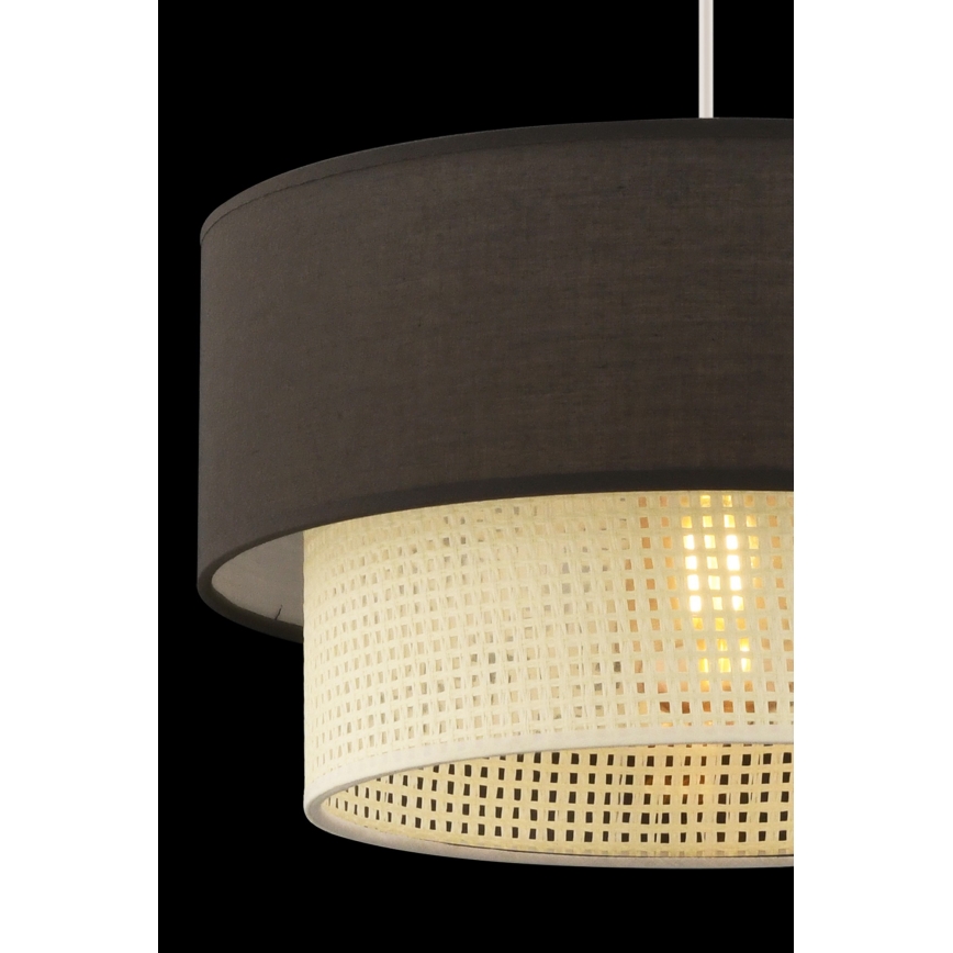 ECHO hanglamp 1xE27/60W/230V bruin/creme