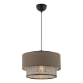 ECHO hanglamp 1xE27/60W/230V bruin/grijs