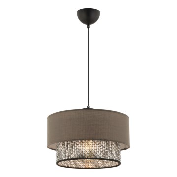 ECHO hanglamp 1xE27/60W/230V bruin/grijs