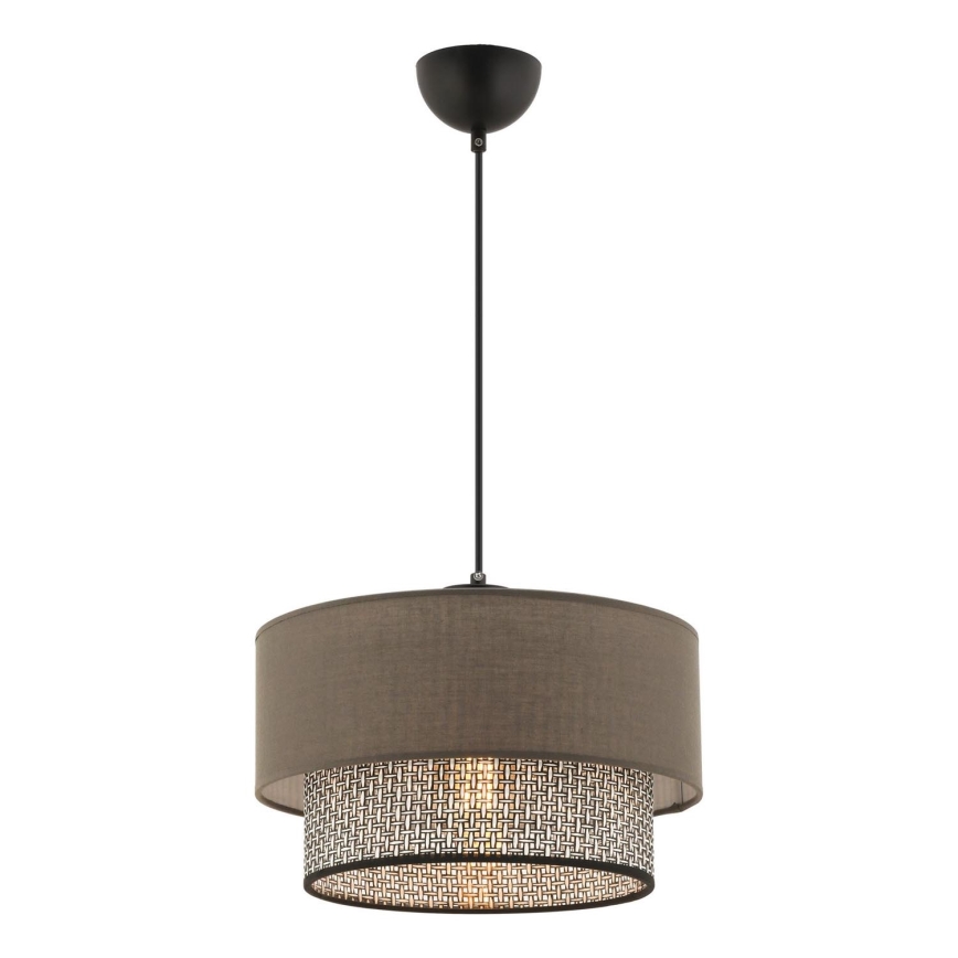 ECHO hanglamp 1xE27/60W/230V bruin/grijs