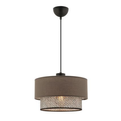 ECHO hanglamp 1xE27/60W/230V bruin/grijs