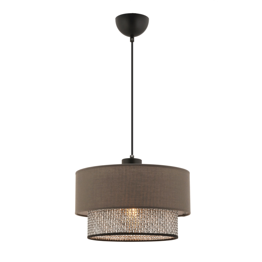 ECHO hanglamp 1xE27/60W/230V bruin/grijs