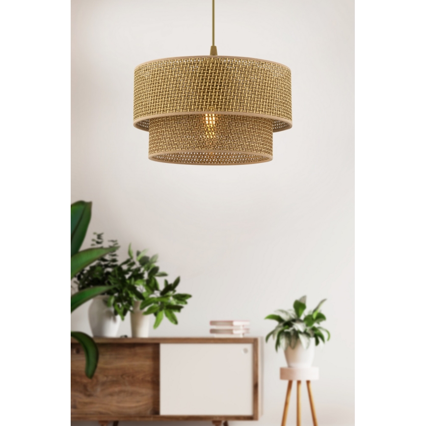 ECHO hanglamp 1xE27/60W/230V bruin