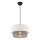 ECHO Hanglamp 1xE27/60W/230V crème/grijs